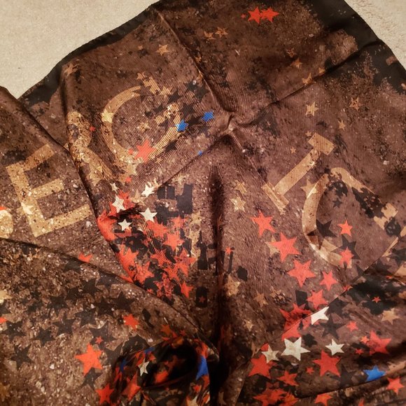 Iceberg 100% Silk Square Scarf - Picture 6 of 8